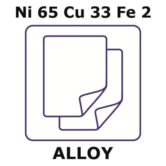 Monel<sup>®</sup> alloy 400, Ni65Cu33Fe2