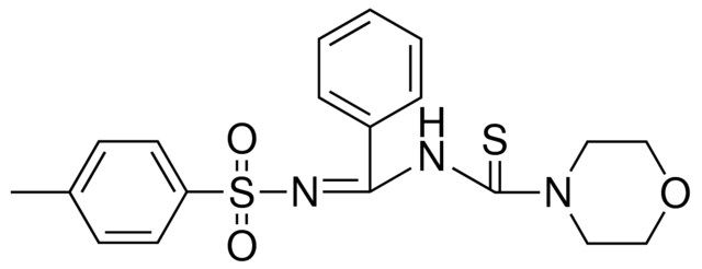 MORPHOLINE-4-CARBOTHIOIC ACID (PHENYL-(TOLUENE-4-SULFONYLIMINO)-METHYL)-AMIDE