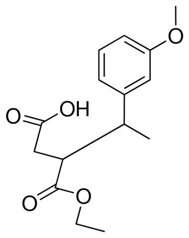 MONOETHYL 2-(1-(3-METHOXYPHENYL)ETHYL)SUCCINATE, RACEMIC MIXTURE