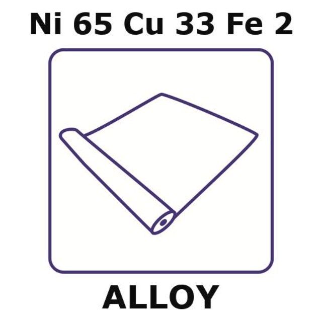 Monel<sup>®</sup> alloy 400, Ni65Cu33Fe2