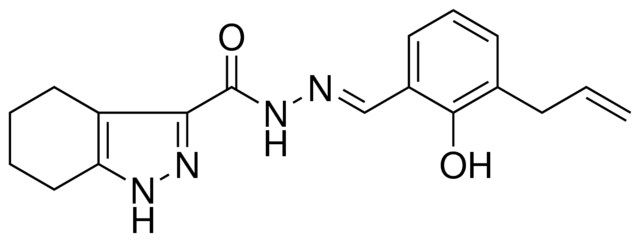 N'-[(E)-(3-ALLYL-2-HYDROXYPHENYL)METHYLIDENE]-4,5,6,7-TETRAHYDRO-1H-INDAZOLE-3-CARBOHYDRAZIDE