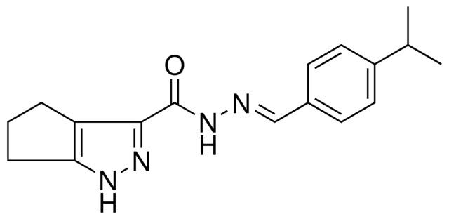 N'-[(E)-(4-ISOPROPYLPHENYL)METHYLIDENE]-1,4,5,6-TETRAHYDROCYCLOPENTA[C]PYRAZOLE-3-CARBOHYDRAZIDE