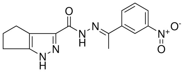 N'-[(E)-1-(3-NITROPHENYL)ETHYLIDENE]-1,4,5,6-TETRAHYDROCYCLOPENTA[C]PYRAZOLE-3-CARBOHYDRAZIDE