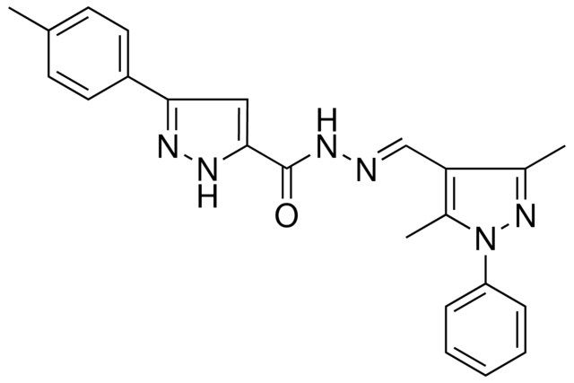 N'-[(E)-(3,5-DIMETHYL-1-PHENYL-1H-PYRAZOL-4-YL)METHYLIDENE]-3-(4-METHYLPHENYL)-1H-PYRAZOLE-5-CARBOHYDRAZIDE