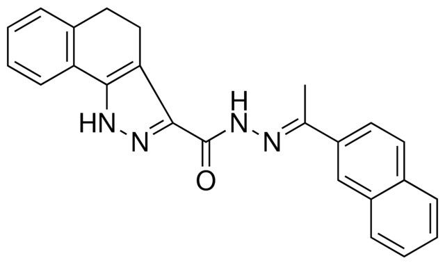 N'-[(E)-1-(2-NAPHTHYL)ETHYLIDENE]-4,5-DIHYDRO-1H-BENZO[G]INDAZOLE-3-CARBOHYDRAZIDE