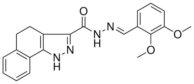 N'-[(E)-(2,3-DIMETHOXYPHENYL)METHYLIDENE]-4,5-DIHYDRO-1H-BENZO[G]INDAZOLE-3-CARBOHYDRAZIDE