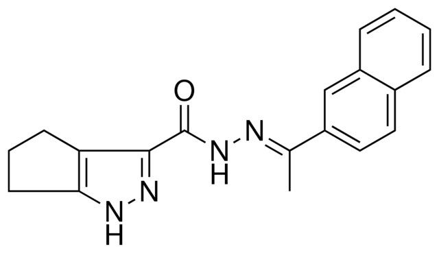 N'-[(E)-1-(2-NAPHTHYL)ETHYLIDENE]-1,4,5,6-TETRAHYDROCYCLOPENTA[C]PYRAZOLE-3-CARBOHYDRAZIDE