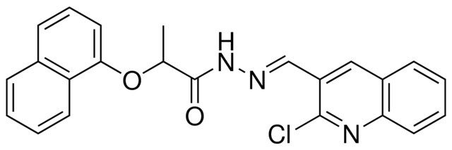 N'-((2-CHLORO-3-QUINOLINYL)METHYLENE)-2-(1-NAPHTHYLOXY)PROPANOHYDRAZIDE