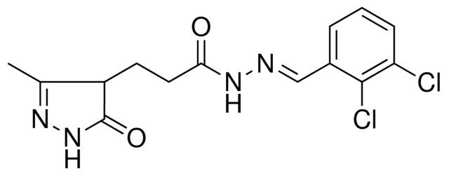 N'-[(E)-(2,3-DICHLOROPHENYL)METHYLIDENE]-3-(3-METHYL-5-OXO-4,5-DIHYDRO-1H-PYRAZOL-4-YL)PROPANOHYDRAZIDE