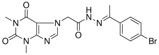 N'-[(E)-1-(4-BROMOPHENYL)ETHYLIDENE]-2-(1,3-DIMETHYL-2,6-DIOXO-1,2,3,6-TETRAHYDRO-7H-PURIN-7-YL)ACETOHYDRAZIDE