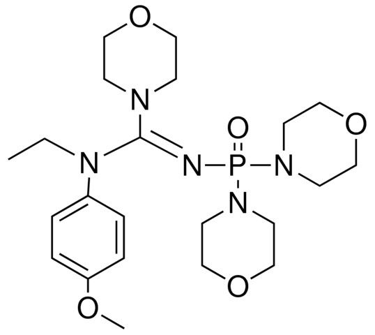 N'-[DI(4-MORPHOLINYL)PHOSPHORYL]-N-ETHYL-N-(4-METHOXYPHENYL)-4-MORPHOLINECARBOXIMIDAMIDE