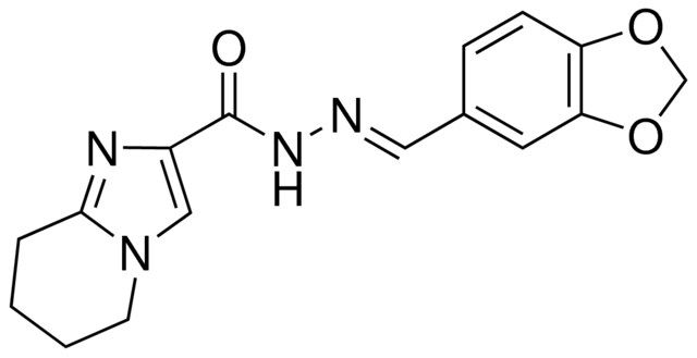 N'-(1,3-BENZODIOXOL-5-YLMETHYLENE)-5,6,7,8-TETRAHYDROIMIDAZO[1,2-A]PYRIDINE-2-CARBOHYDRAZIDE