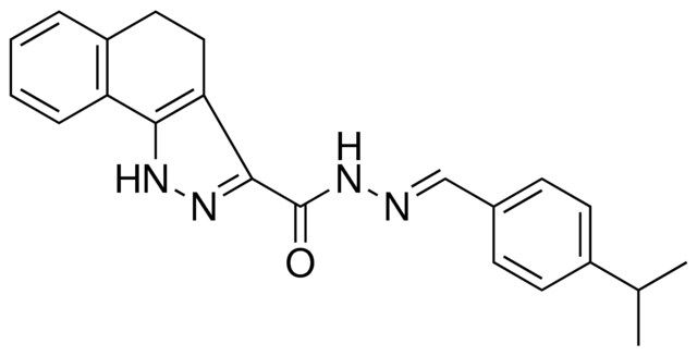 N'-[(E)-(4-ISOPROPYLPHENYL)METHYLIDENE]-4,5-DIHYDRO-1H-BENZO[G]INDAZOLE-3-CARBOHYDRAZIDE