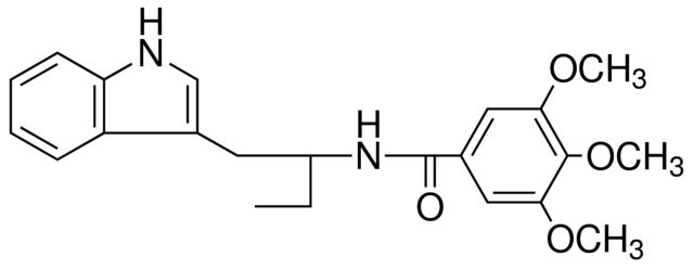 N-[1-(1H-indol-3-ylmethyl)propyl]-3,4,5-trimethoxybenzamide