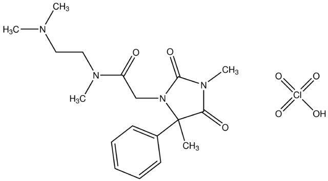 N-[2-(dimethylamino)ethyl]-2-(3,5-dimethyl-2,4-dioxo-5-phenyl-1-imidazolidinyl)-N-methylacetamide, perchlorate salt