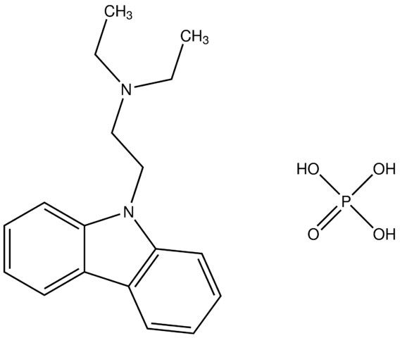 N-[2-(9H-carbazol-9-yl)ethyl]-N,N-diethylamine, phosphate salt