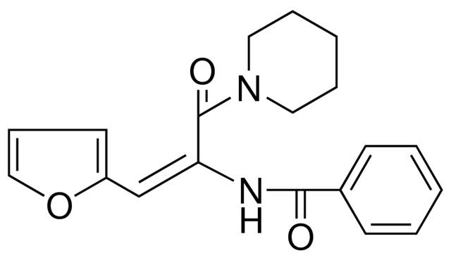 N-[2-FURAN-2-YL-1-(PIPERIDINE-1-CARBONYL)-VINYL]-BENZAMIDE