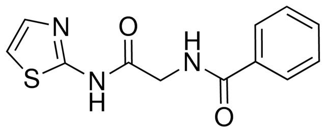 N-[2-oxo-2-(1,3-thiazol-2-ylamino)ethyl]benzamide