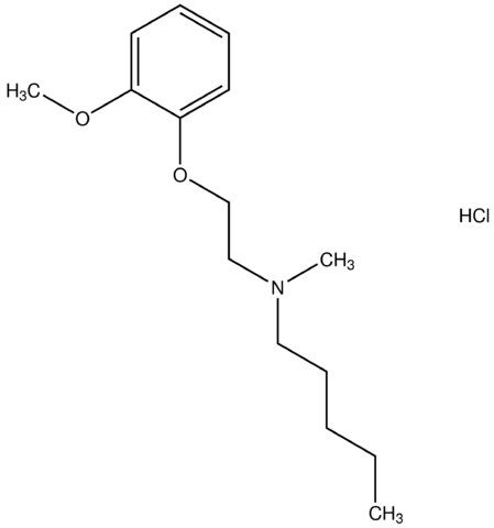 N-[2-(2-methoxyphenoxy)ethyl]-N-methyl-1-pentanamine hydrochloride