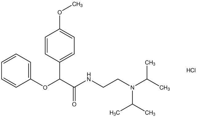 N-[2-(diisopropylamino)ethyl]-2-(4-methoxyphenyl)-2-phenoxyacetamide hydrochloride