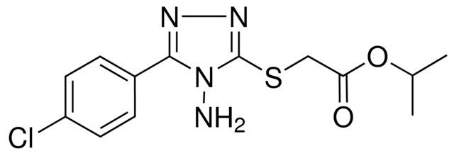 ISOPROPYL ((4-AMINO-5-(4-CHLOROPHENYL)-4H-1,2,4-TRIAZOL-3-YL)THIO)ACETATE