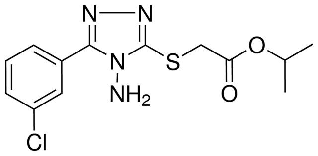 ISOPROPYL ((4-AMINO-5-(3-CHLOROPHENYL)-4H-1,2,4-TRIAZOL-3-YL)THIO)ACETATE