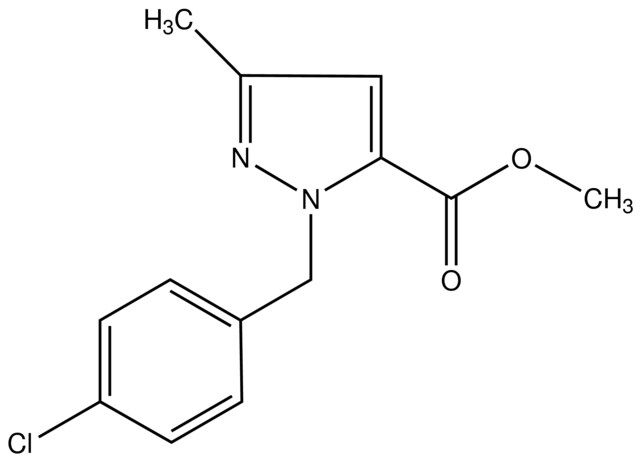 Methyl 1-(4-chlorobenzyl)-3-methyl-1<i>H</i>-pyrazole-5-carboxylate