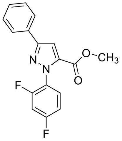 Methyl 1-(2,4-difluorophenyl)-3-phenyl-1<i>H</i>-pyrazole-5-carboxylate