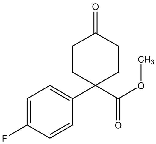 Methyl 1-(4-fluorophenyl)-4-oxocyclohexane-1-carboxylate