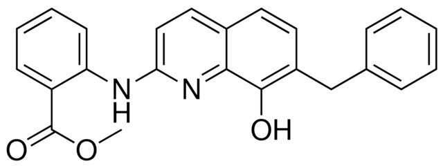 METHYL 2-((7-BENZYL-8-HYDROXY-2-QUINOLINYL)AMINO)BENZOATE