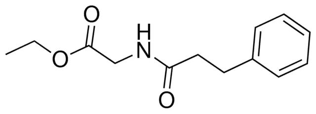 ethyl [(3-phenylpropanoyl)amino]acetate