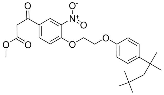 METHYL 2-(3-NITRO-4-(2-(4-TERT-OCTYLPHENOXY)ETHOXY)BENZOYL)ACETATE