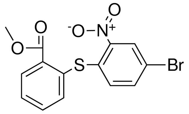 METHYL 2-(4-BROMO-2-NITROPHENYLTHIO)BENZOATE