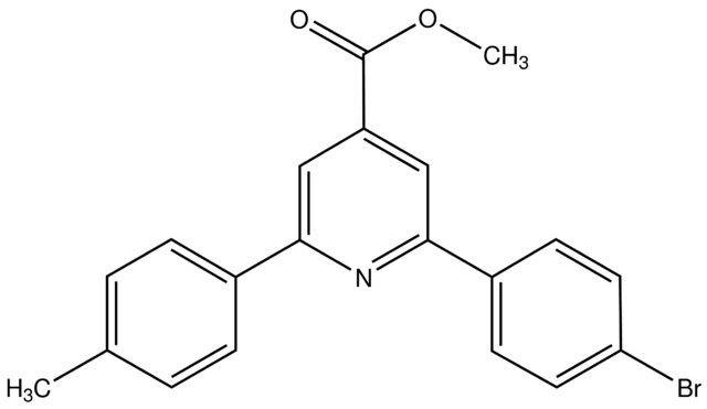 Methyl 2-(4-bromophenyl)-6-<i>p</i>-tolylpyridine-4-carboxylate