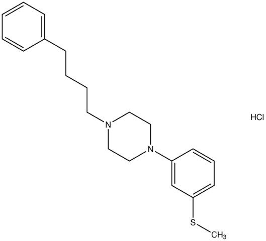 methyl 3-[4-(4-phenylbutyl)-1-piperazinyl]phenyl sulfide hydrochloride