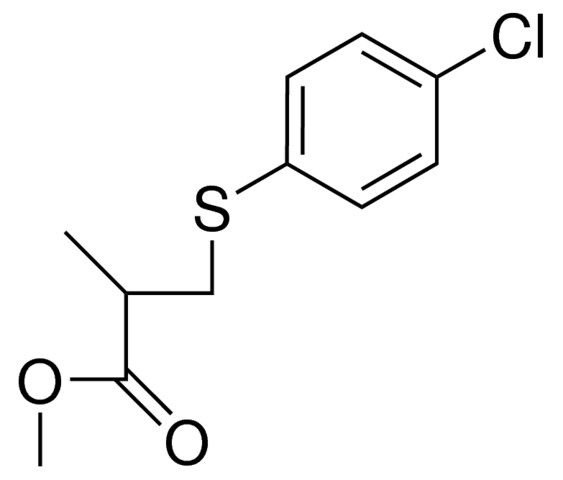 METHYL 3-(4-CHLOROPHENYLTHIO)-2-METHYLPROPIONATE