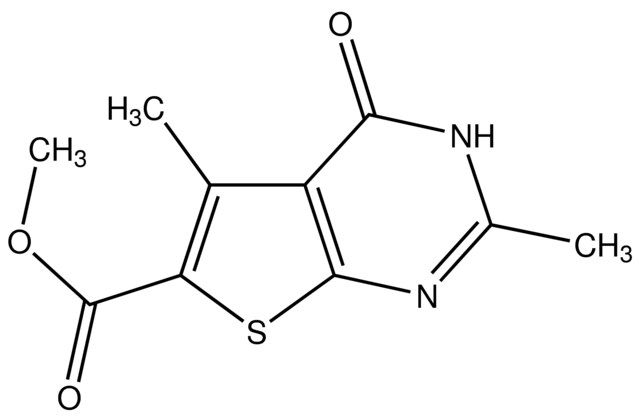 Methyl 2,5-dimethyl-4-oxo-3,4-dihydrothieno[2,3-<i>d</i>]pyrimidine-6-carboxylate