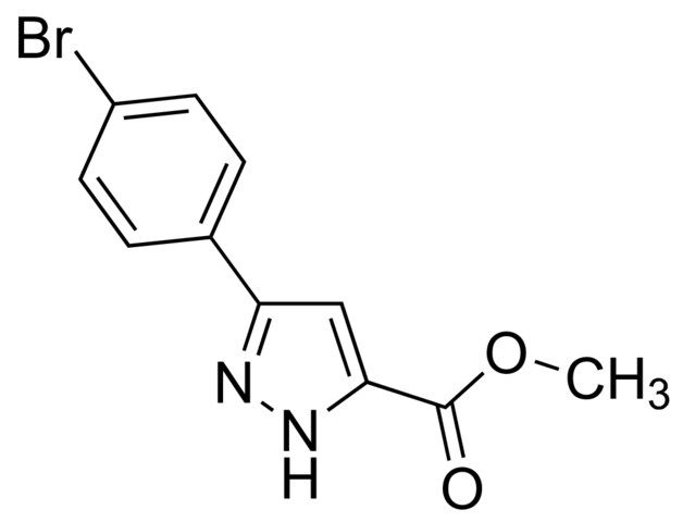 Methyl 3-(4-bromophenyl)-1<i>H</i>-pyrazole-5-carboxylate