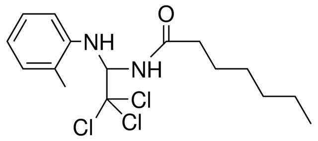 HEPTANOIC ACID (2,2,2-TRICHLORO-1-O-TOLYLAMINO-ETHYL)-AMIDE