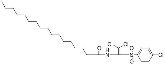 HEPTADECANOIC ACID (2,2-DICHLORO-1-(4-CHLORO-BENZENESULFONYL)-VINYL)-AMIDE