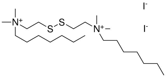 HEPTYL[2-({2-[HEPTYL(DIMETHYL)AMMONIO]ETHYL}DISULFANYL)ETHYL]DIMETHYLAMMONIUM DIIODIDE