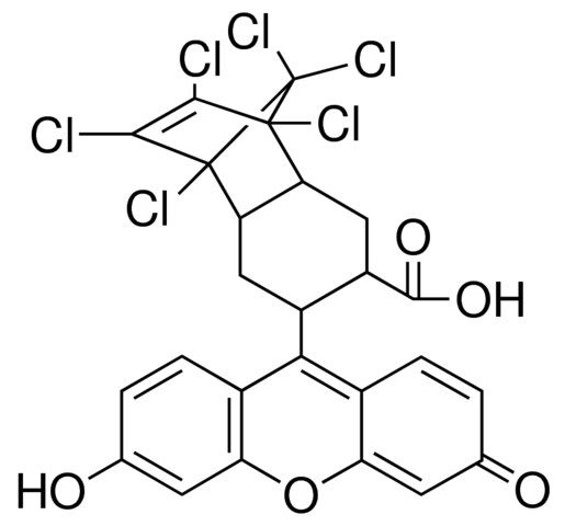 HEXACHLORO-5-(6-HYDROXY-3-OXO-3H-XANTHEN-9-YL)-TRICYCLOUNDEC-9-ENE-4-COOH