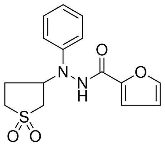 FURAN-2-CARBOXYLIC ACID N'-(1,1-DIOXO-4H-THIOPHEN-3-YL)-N'-PHENYL-HYDRAZIDE