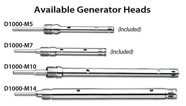 Generator probe for D1000 handheld homogenizer