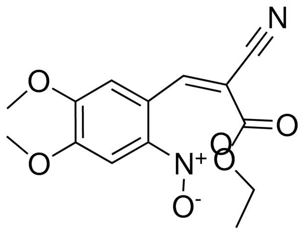 ethyl (2Z)-2-cyano-3-(4,5-dimethoxy-2-nitrophenyl)-2-propenoate