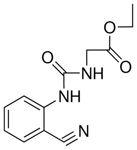 ETHYL 2-(2-CYANOPHENYLUREIDO)ACETATE