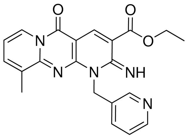 ETHYL 2-IMINO-10-METHYL-5-OXO-1-(3-PYRIDINYLMETHYL)-1,5-DIHYDRO-2H-DIPYRIDO[1,2-A:2,3-D]PYRIMIDINE-3-CARBOXYLATE