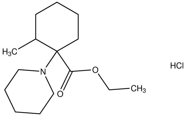 ethyl 2-methyl-1-(1-piperidinyl)cyclohexanecarboxylate hydrochloride