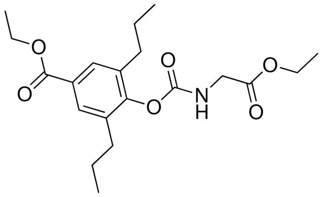 ethyl 4-({[(2-ethoxy-2-oxoethyl)amino]carbonyl}oxy)-3,5-dipropylbenzoate