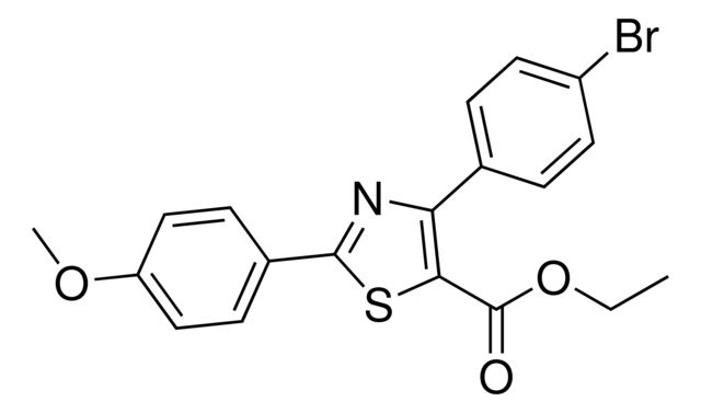 Ethyl 4-(4-bromophenyl)-2-(4-methoxyphenyl)thiazole-5-carboxylate